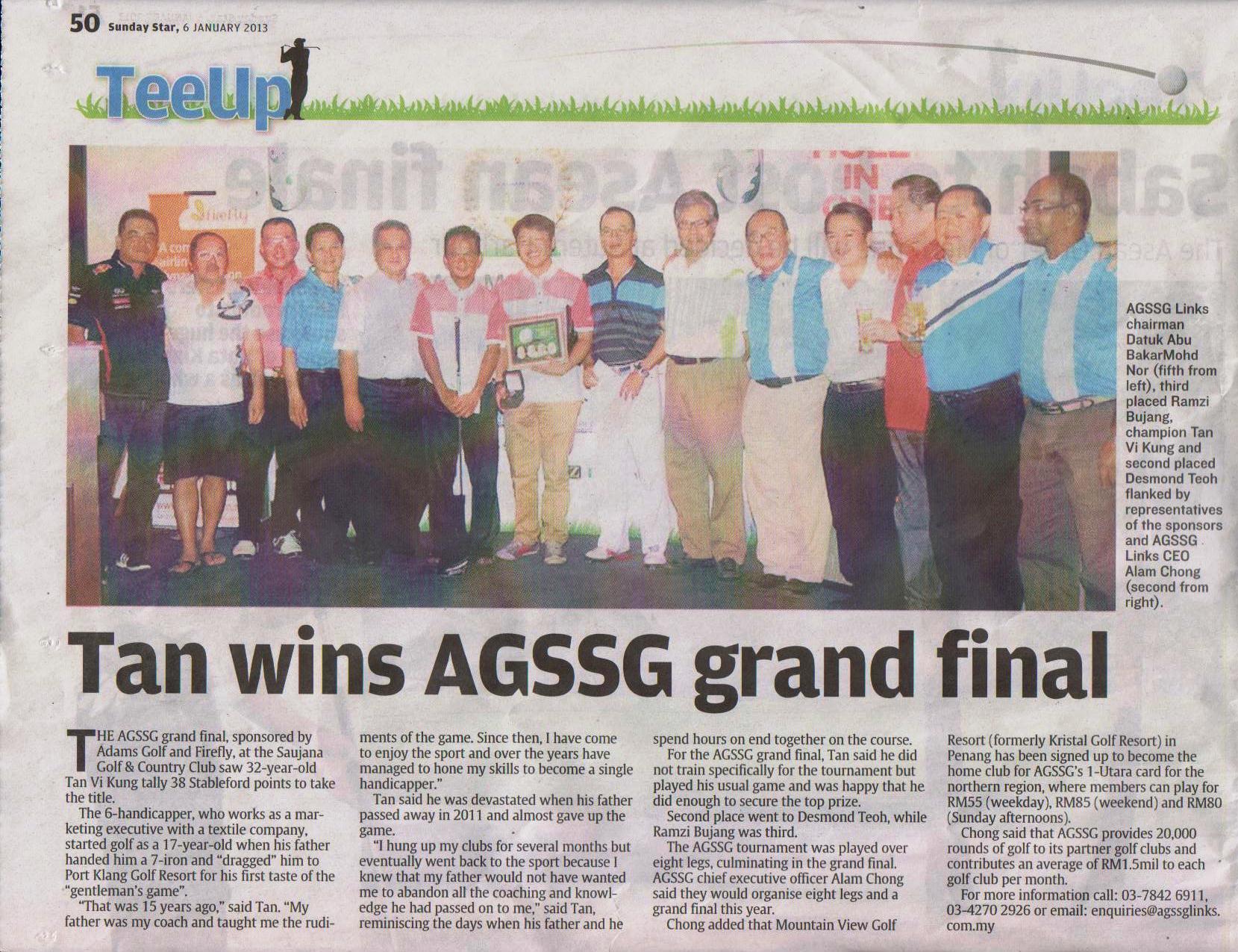 AGSSG Grand Final